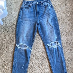 A&E mom jean 2 short stretch